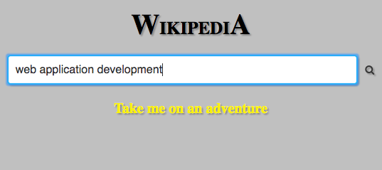 Thumbnail of wikipedia search page